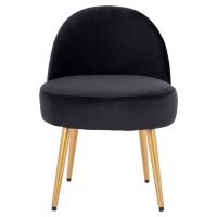 ΣΚΑΜΠΟ ΜΕ ΠΛΑΤΗ YASMINE ΑΠΟ ΜΑΥΡΟ ΒΕΛΟΥΔΟ & ΧΡΥΣΑ ΠΟΔΙΑ HM8395.14 47x43x65Υ εκ.