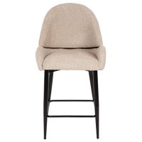 ΣΚΑΜΠΟ ΜΕΣΑΙΟΥ ΥΨΟΥΣ SARKY HM8586.02 ΥΦΑΣΜΑ ΜΠΟΥΚΛΕ ΕΚΡΟΥ-ΜΑΥΡΑ ΜΕΤΑΛ. ΠΟΔΙΑ 55x62x105Yεκ. 2τμχ