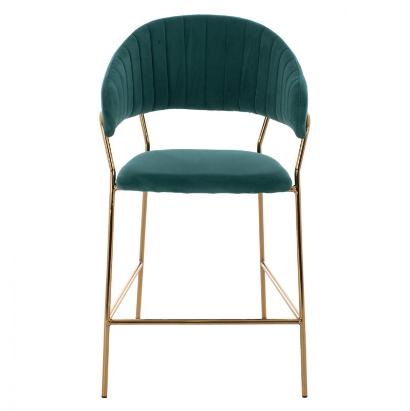 ΣΚΑΜΠΟ ΜΕΣΑΙΟΥ ΥΨΟΥΣ HM8734.03 THEODORE ΒΕΛΟΥΔΟ ΚΥΠΑΡΙΣΣΙ ΕΠΙΧΡΥΣΟ ΣΚΕΛΕΤΟ 60x55x100Y εκ. 2τμχ