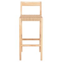 ΣΚΑΜΠΟ ΜΠΑΡ ΜΕ ΠΛΑΤΗ PLERED HM6129 ΞΥΛΟ ΤΕΑΚ & ΣΧΟΙΝΙ VIRO 40x45x100εκ.