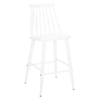 ΣΚΑΜΠΟ ΜΠΑΡ ΜΕΣΑΙΟΥ ΥΨΟΥΣ VANESSA HM9300.11 ΠΟΛΥΠΡΟΠΥΛΕΝΙΟ & ΜΕΤΑΛΛΟ-ΛΕΥΚΟ 45,5x46x97Υεκ 2τμχ