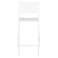 ΣΚΑΜΠΟ ΜΠΑΡ ΜΕΤΑΛΛΙΚΟ OLYMPIAS HM5528.02 ΣΕ ΛΕΥΚΗ ΑΠΟΧΡΩΣΗ 47x58x111 εκ.