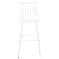 ΣΚΑΜΠΟ ΜΠΑΡ ΨΗΛΟ VANESSA HM8459.11 ΛΕΥΚΟ PP & ΛΕΥΚΑ ΜΕΤΑΛ.ΠΟΔΙΑ 47x48,5x107Υεκ. 2τμχ