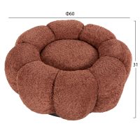 ΣΚΑΜΠΟ ΣΤΡΟΓΓΥΛΟ KRIPP HM9602.02 ΡΟΖ ΜΠΟΥΚΛΕ-ΜΑΥΡΗ ΜΕΤΑΛΛΙΚΗ ΒΑΣΗ Φ60x31Υεκ.