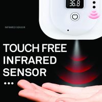 2 σε 1 Συσκευή απολύμανσης χεριών και μέτρησης θερμοκρασίας SD-01