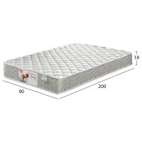 ΣΤΡΩΜΑ CONTINUOUS SPRING HM327.10 90X200 ΜΟΝΗΣ ΟΨΗΣ HOMEMARKT