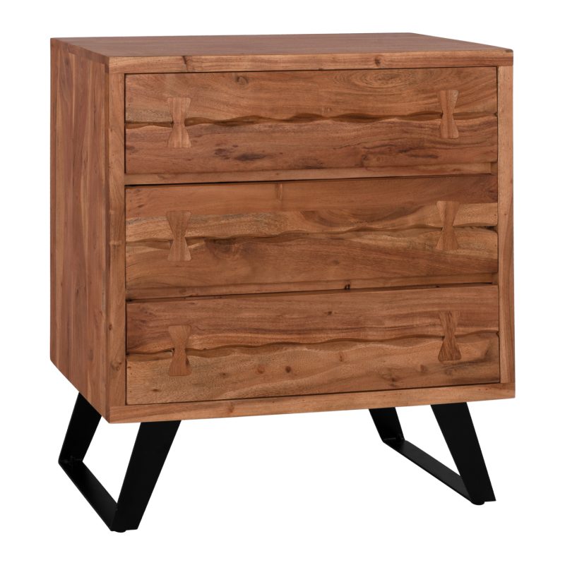 ΣΥΡΤΑΡΙΕΡΑ FANSI 3ΣΥΡΤΑΡΙΑ ΑΠΟ ΜΑΣΙΦ ΞΥΛΟ ΑΚΑΚΙΑΣ 80x35x86Υεκ. HM8474.11