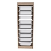 syrtariera-fb91820303-melamini-sonama-9-2 ΣΥΡΤΑΡΙΕΡΑ SANI HM18203.03 ΜΕΛΑΜΙΝΗ SONAMA-9 ΛΕΥΚΑ ΣΥΡΤΑΡΙΑ P.E. 45,5x29,6x125Υ