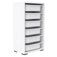 syrtariera-fb91821501-melamini-se-leyko- ΣΥΡΤΑΡΙΕΡΑ SANI HM18215.01 ΜΕΛΑΜΙΝΗ ΣΕ ΛΕΥΚΟ-6 ΛΕΥΚΑ ΣΥΡΤΑΡΙΑ P.E. 45,5x30x83Υεκ