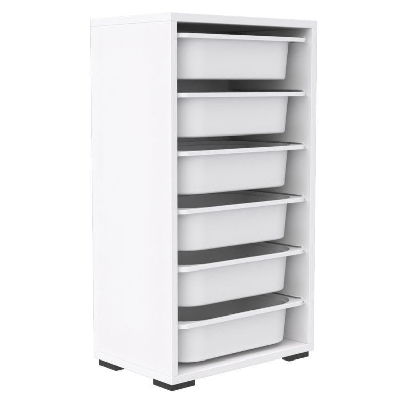 syrtariera-fb91821501-melamini-se-leyko- ΣΥΡΤΑΡΙΕΡΑ SANI HM18215.01 ΜΕΛΑΜΙΝΗ ΣΕ ΛΕΥΚΟ-6 ΛΕΥΚΑ ΣΥΡΤΑΡΙΑ P.E. 45,5x30x83Υεκ