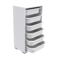 syrtariera-fb91821501-melamini-se-leyko-2 ΣΥΡΤΑΡΙΕΡΑ SANI HM18215.01 ΜΕΛΑΜΙΝΗ ΣΕ ΛΕΥΚΟ-6 ΛΕΥΚΑ ΣΥΡΤΑΡΙΑ P.E. 45,5x30x83Υεκ