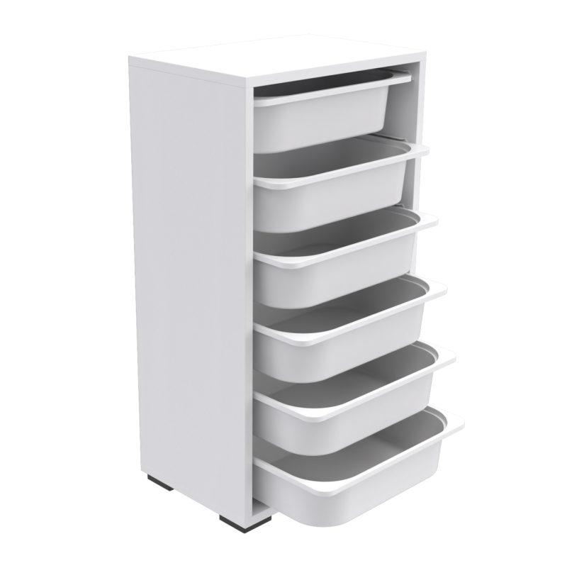 syrtariera-fb91821501-melamini-se-leyko-2 ΣΥΡΤΑΡΙΕΡΑ SANI HM18215.01 ΜΕΛΑΜΙΝΗ ΣΕ ΛΕΥΚΟ-6 ΛΕΥΚΑ ΣΥΡΤΑΡΙΑ P.E. 45,5x30x83Υεκ