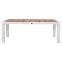 trapezaki-xaplostras-fb9627601-aloyminio-2 ΤΡΑΠΕΖΑΚΙ ΞΑΠΛΩΣΤΡΑΣ BENTRY HM6276.01 ΑΛΟΥΜΙΝΙΟ ΛΕΥΚΟ--POLYWOOD 100x56x35Υεκ.