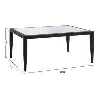 trapezi-aloyminioy-fb9555102-se-gkri-apo-1 ΤΡΑΠΕΖΙ MEIR ΣΑΛΟΝΙΟΥ ΑΛΟΥΜΙΝΙΟΥ ΣΕ ΓΚΡΙ ΑΠΟΧΡΩΣΗ ΜΕ ΓΥΑΛΙ HM5551.02 100x58x46Υ εκ.