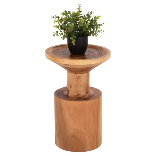 trapezi-boithitiko-fb99889-masif-xylo-su ΤΡΑΠΕΖΙ ΒΟΗΘΗΤΙΚΟ BERMAL HM9889 ΜΑΣΙΦ ΞΥΛΟ SUAR ΣΕ ΦΥΣΙΚΟ Φ30x46Υεκ.