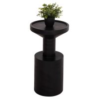 ΤΡΑΠΕΖΙ ΒΟΗΘΗΤΙΚΟ BERMAL HM9889.12 ΜΑΣΙΦ ΞΥΛΟ SUAR ΣΕ ΜΑΥΡΟ Φ35x65Υεκ.