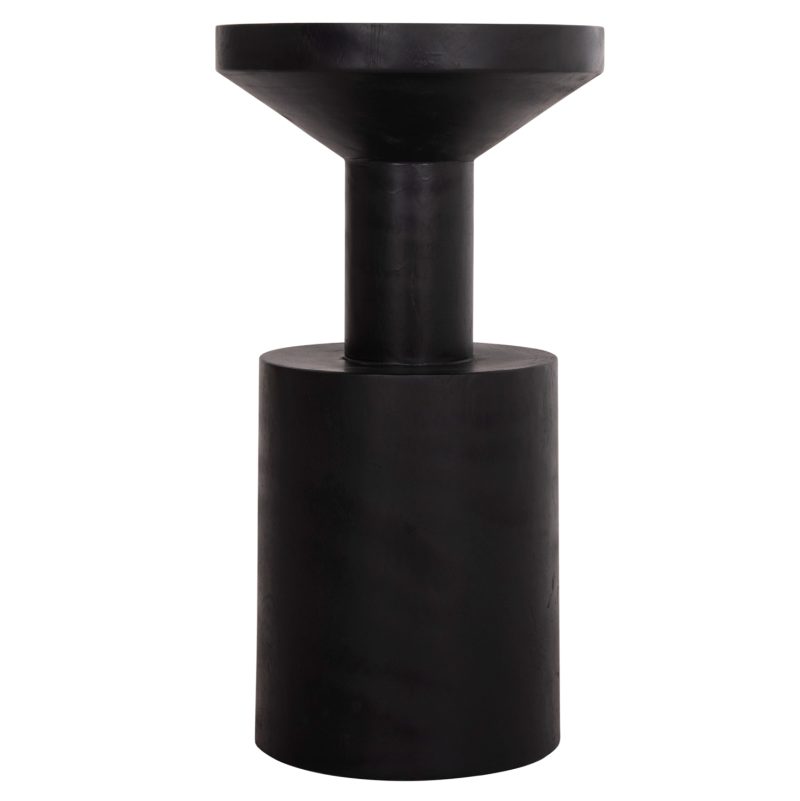 ΤΡΑΠΕΖΙ ΒΟΗΘΗΤΙΚΟ BERMAL HM9889.12 ΜΑΣΙΦ ΞΥΛΟ SUAR ΣΕ ΜΑΥΡΟ Φ35x65Υεκ.