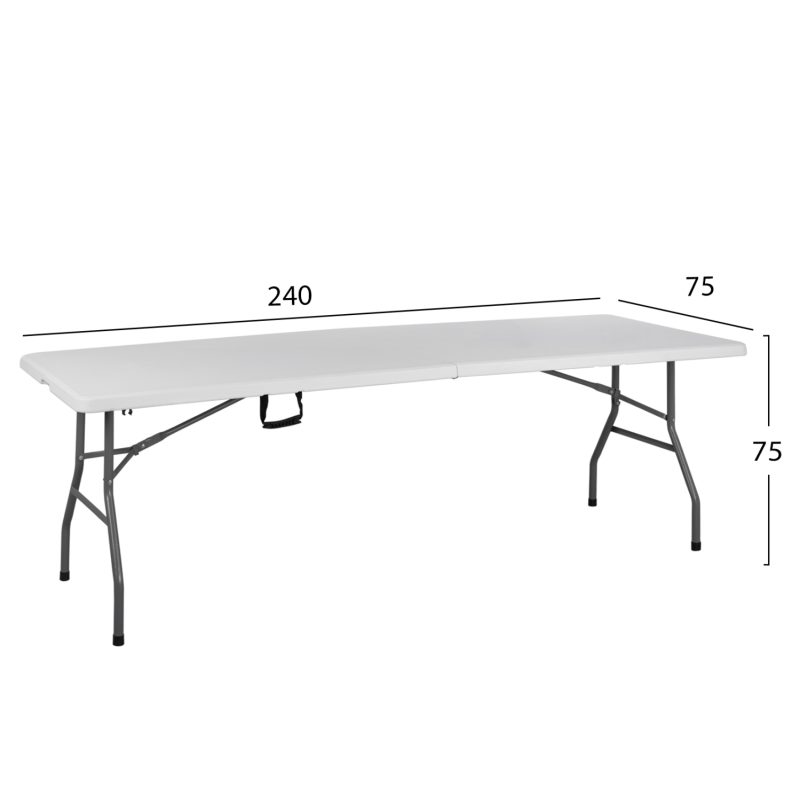 trapezi-catering-synedrioy-fb95681-240ch-1 ΤΡΑΠΕΖΙ CATERING-ΣΥΝΕΔΡΙΟΥ HM5681 240Χ75Χ75 ΒΑΛΙΤΣΑ ΠΤΥΣΣΟΜΕΝΟ