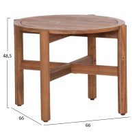 trapezi-chamilo-exchoroy-stroggylo-fb962-1 ΤΡΑΠΕΖΙ ΧΑΜΗΛΟ ΕΞ.ΧΩΡΟΥ ΣΤΡΟΓΓΥΛΟ SANJI HM6222 ΞΥΛΟ ΑΚΑΚΙΑΣ ΣΕ ΦΥΣΙΚΟ Φ66x48.5Υεκ.