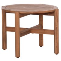 trapezi-chamilo-exchoroy-stroggylo-fb962 ΤΡΑΠΕΖΙ ΧΑΜΗΛΟ ΕΞ.ΧΩΡΟΥ ΣΤΡΟΓΓΥΛΟ SANJI HM6222 ΞΥΛΟ ΑΚΑΚΙΑΣ ΣΕ ΦΥΣΙΚΟ Φ66x48.5Υεκ.