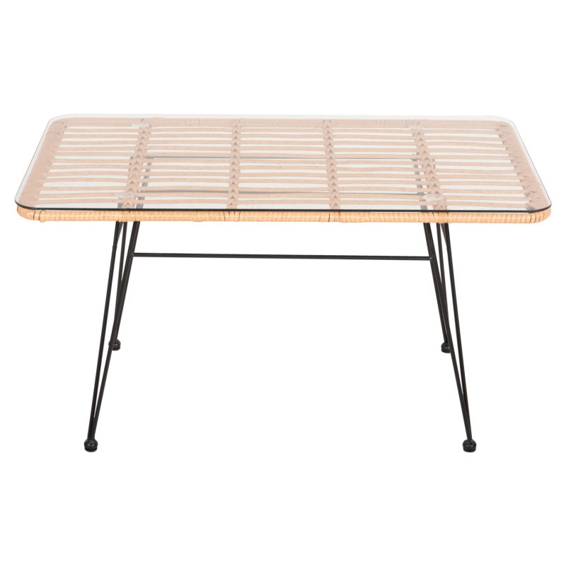 trapezi-exchoroy-chamilo-fb96076-mayro-m-2 ΤΡΑΠΕΖΙ ΕΞ.ΧΩΡΟΥ ΧΑΜΗΛΟ ALLEGRA HM6076 ΜΑΥΡΟ ΜΕΤΑΛΛΟ-ΜΠΕΖ WICKER 95X55X51.5Yεκ.