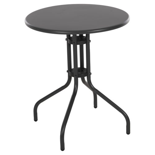 trapezi-exchoroy-stroggylo-fb9597301-met ΤΡΑΠΕΖΙ ΕΞ.ΧΩΡΟΥ ΣΤΡΟΓΓΥΛΟ LINO HM5973.01 ΜΕΤΑΛΛΙΚΟ ΓΚΡΙ Φ60x70Υεκ.