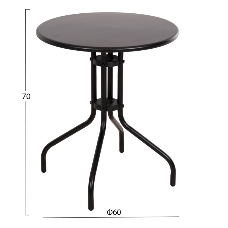 trapezi-exchoroy-stroggylo-fb9597303-met-1 ΤΡΑΠΕΖΙ ΕΞ.ΧΩΡΟΥ ΣΤΡΟΓΓΥΛΟ LINO HM5973.03 ΜΕΤΑΛΛΙΚΟ ΜΑΥΡΟ Φ60x70Υεκ.