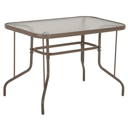 trapezi-fb9502004-metalliko-sampani-me-g ΤΡΑΠΕΖΙ ADAM HM5020.04 ΜΕΤΑΛΛΙΚΟ ΣΑΜΠΑΝΙ ΜΕ ΓΥΑΛΙΝΗ ΕΠΙΦΑΝΕΙΑ 110Χ60Χ71Υεκ.