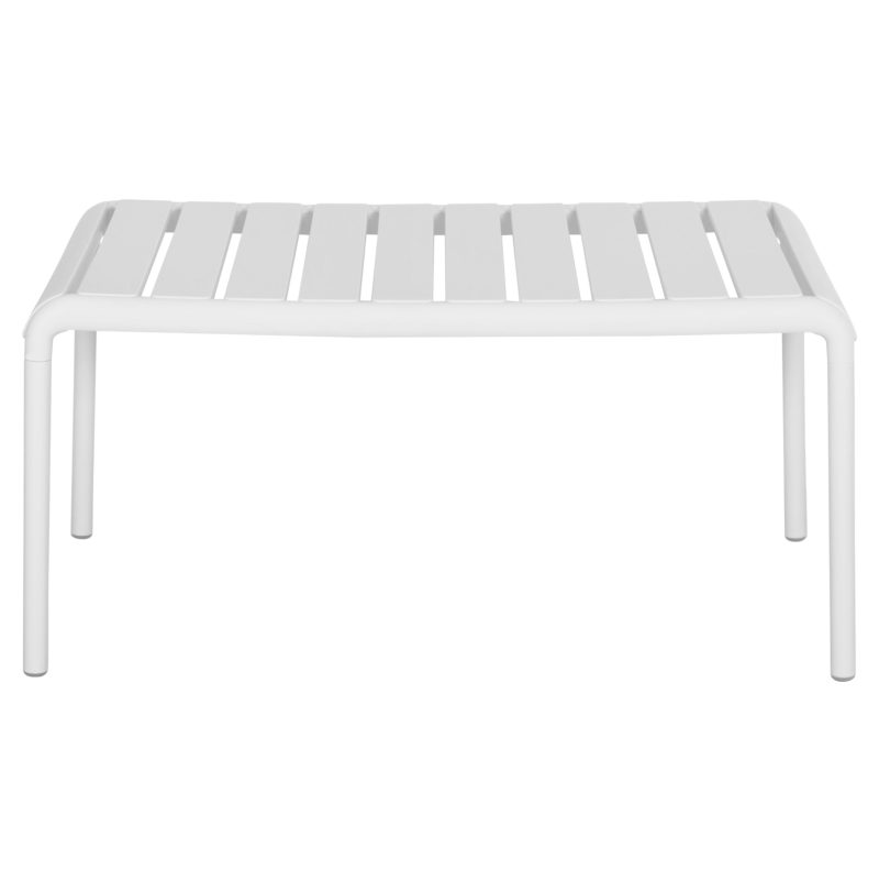 ΤΡΑΠΕΖΙ ΣΑΛΟΝΙΟΥ ΕΞΩΤΕΡΙΚΟΥ ΧΩΡΟΥ ΧΑΜΗΛΟ KORVER HM6334.01 ΠΟΛΥΠΡΟΠΥΛΕΝΙΟ ΛΕΥΚΟ 100x60x46Υεκ