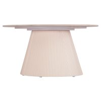 ΤΡΑΠΕΖΙ ΣΑΛΟΝΙΟΥ DUNCAN HM18022.02 ΚΕΡΑΜΙΚΟ TOP-MDF ΒΑΣΗ-ΚΡΕΜ ΛΕΥΚΟ Φ80x41Υεκ.