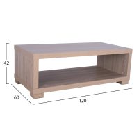 ΤΡΑΠΕΖΙ ΣΑΛΟΝΙΟΥ SALEM HM2217.02 SONAMA OAK 120Χ60Χ42Y εκ.