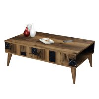 trapezi-salonioy-fb9950402-melaminis-kar ΤΡΑΠΕΖΙ ΣΑΛΟΝΙΟΥ HM9504.02 ΜΕΛΑΜΙΝΗΣ ΚΑΡΥΔΙ-ΜΑΥΡΟ ΜΑΡΜΑΡΟ 105x60x37.6Υεκ.