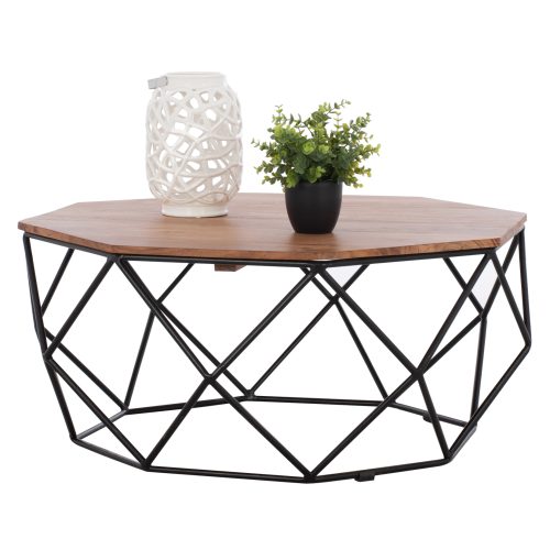 trapezi-salonioy-me-xylo-akakias-fb98777 ΤΡΑΠΕΖΙ ΣΑΛΟΝΙΟΥ DRAKE ΜΕ ΞΥΛΟ ΑΚΑΚΙΑΣ HM8777.11 Φ82x40 εκ.