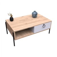 trapezi-salonioy-sonama-leyko-fb9924701- ΤΡΑΠΕΖΙ ΣΑΛΟΝΙΟΥ SONAMA ΛΕΥΚΟ HM9247.01 90x56x37,6 εκ.