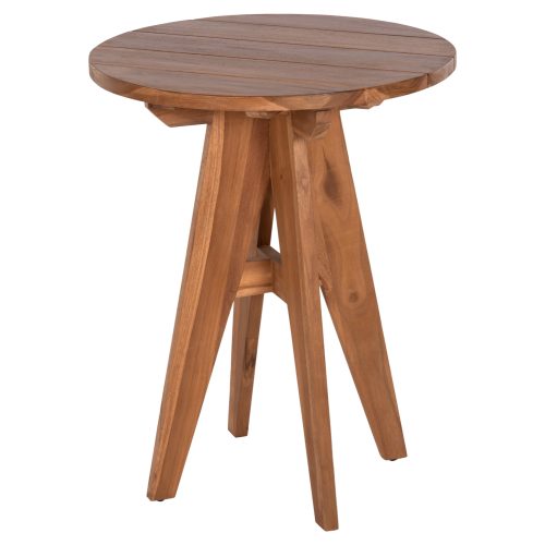 trapezi-stroggylo-fb9985911-masif-xylo-t ΤΡΑΠΕΖΙ ΣΤΡΟΓΓΥΛΟ LEO HM9859.11 ΜΑΣΙΦ ΞΥΛΟ ΤΕΑΚ ΣΕ ΦΥΣΙΚΟ Φ60x75Υεκ.