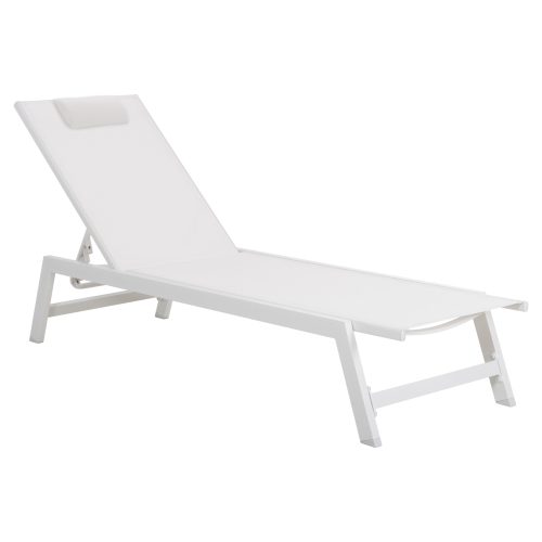 xaplostra-aloyminioy-me-maxilari-fb95982 ΞΑΠΛΩΣΤΡΑ ΑΛΟΥΜΙΝΙΟΥ ΜΕ ΜΑΞΙΛΑΡΙ RABIA HM5982.01 ΣΕ ΛΕΥΚΟ 191,5x60x89,5Υεκ.