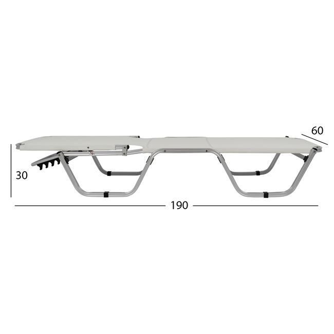 xaplostra-epaggelmatiki-aloyminioy-hm507-1 ΞΑΠΛΩΣΤΡΑ ΕΠΑΓΓΕΛΜΑΤΙΚΗ WALDO ΑΛΟΥΜΙΝΙΟΥ HM5071.03 ΛΕΥΚΗ 195x53-60x30 cm