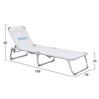 xaplostra-paralias-fb9505403-bareos-typo-3 ΞΑΠΛΩΣΤΡΑ ΠΑΡΑΛΙΑΣ ALMIRA HM5054.03 ΒΑΡΕΩΣ ΤΥΠΟΥ ΛΕΥΚΗ ΑΛΟΥΜΙΝΙΟΥ 188x58x31-81 cm.