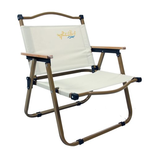 myResort ΚΑΡΕΚΛΑ ΠΑΡΑΛΙΑΣ ΜΕΤΑΛΛΙΚΗ  ΕΚΡΟΥ- OXFORD POLYESTER 600D