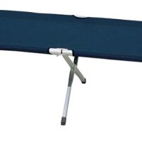 ΚΡΕΒΑΤΙ ΡΑΝΤΖΟ ΑΛΟΥΜΙΝΙΟΥ ΜΕ ΜΕΤΑΛΛΙΚΑ ΠΟΔΙΑ ΜΠΛΕ PVC 600D ΠΤΥΣΣΟΜΕΝΟ ΣΕ ΤΣΑΝΤΑΚΙ