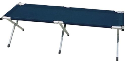 161-4276-1 ΚΡΕΒΑΤΙ ΡΑΝΤΖΟ ΑΛΟΥΜΙΝΙΟΥ ΜΕ ΜΕΤΑΛΛΙΚΑ ΠΟΔΙΑ ΜΠΛΕ PVC 600D ΠΤΥΣΣΟΜΕΝΟ ΣΕ ΤΣΑΝΤΑΚΙ