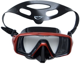 274-1603-KOKKINO fortis ΜΑΣΚΑ ΕΝΗΛΙΚΩΝ ΣΙΛΙΚΟΝΗΣ ΚΟΚΚΙΝΗ & ΜΑΥΡΗ