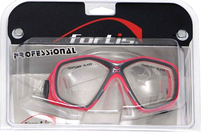 fortis ΜΑΣΚΑ ΠΑΙΔΙΚΗ PVC ΜΠΛΕ & ΡΟΖ