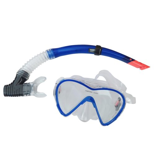 274-1825 fortis ΣΕΤ ΜΑΣΚΑ & ΑΝΑΠΝΕΥΣΤΗΡΑΣ PVC ΜΠΛΕ