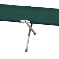 ΚΡΕΒΑΤΙ ΡΑΝΤΖΟ ΑΛΟΥΜΙΝΙΟΥ ΜΕ ΜΕΤΑΛΛΙΚΑ ΠΟΔΙΑ ΠΡΑΣΙΝΟ PVC 600D ΠΤΥΣΣΟΜΕΝΟ ΣΕ ΤΣΑΝΤΑΚΙ