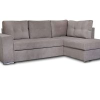 Athens Γωνιακός καναπές κρεβάτι με αποθηκευτικό χώρο 246x174x96εκ. Elephant Δεξιά γωνία