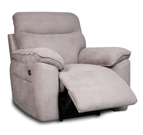 Boston πολυθρόνα Relax με ηλεκτρική ανάκλιση 101x100x102εκ. Μπεζ Σκούρο ύφασμα Boston πολυθρόνα Relax με ηλεκτρική ανάκλιση 101x100x102εκ. Μπεζ Σκούρο ύφασμα