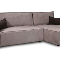 Charlotte1 Charlotte Γωνιακός καναπές κρεβάτι με αποθηκευτικό χώρο 269x159x89εκ. Μπεζ Σκούρο/ Καφέ με αναστρέψιμη γωνία