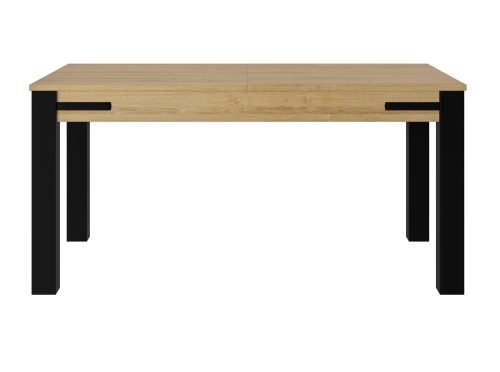 Cork τραπέζι επεκτεινόμενο 160/205x90x77εκ. Golden Oak / Μαύρο