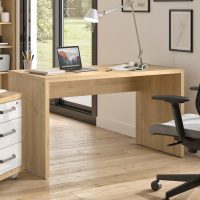 Elio γραφείο 136x60x75εκ. Natural Chestnut